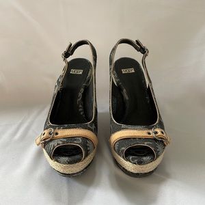 UGG Noella black Platform Sandal